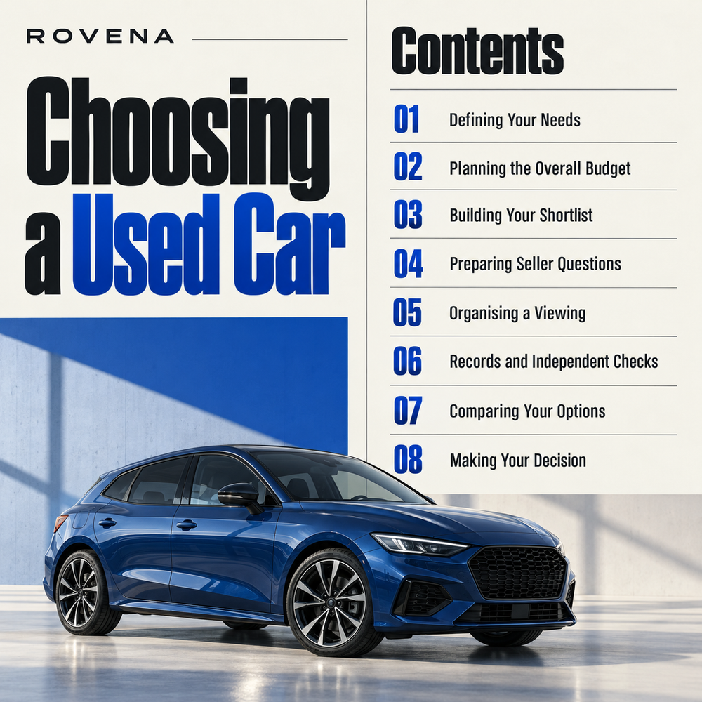 Choosing a Used Car — chapter list.