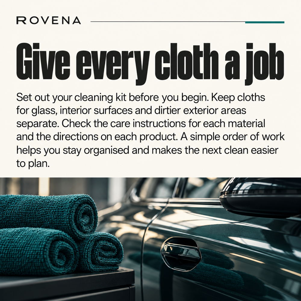 The Car Cleaning Routine &mdash; sample passage.